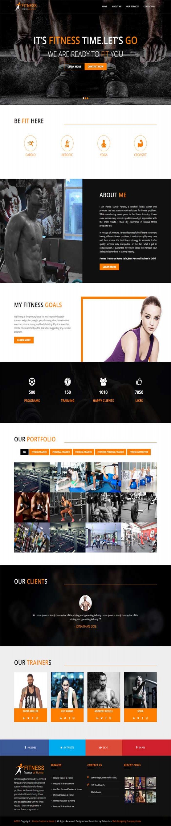 Fitness Trainer at Home